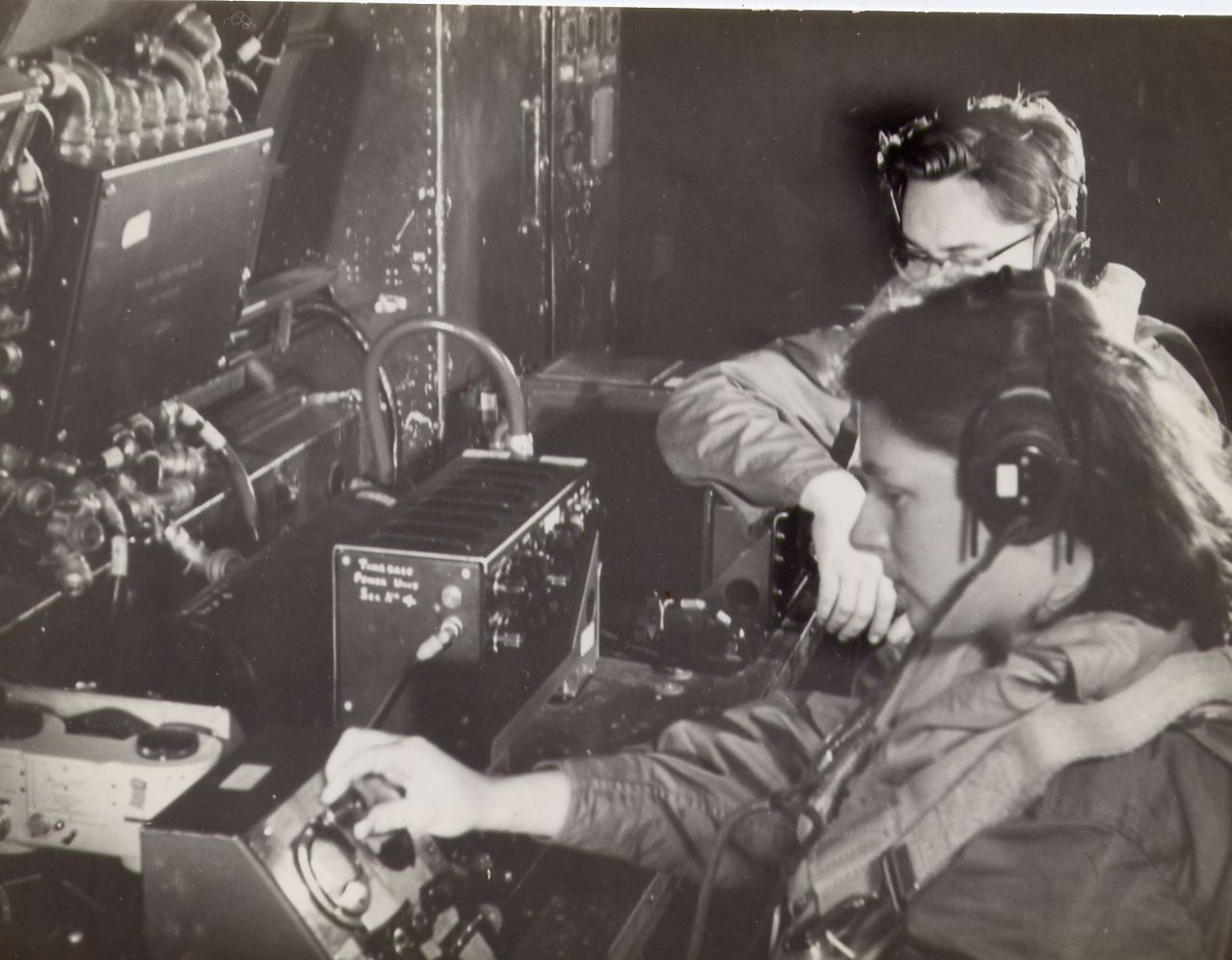 My mother testing aircraft systems in the 1960s