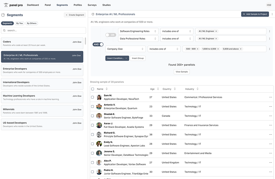 Panel Pro: Research Recruiting from Scratch